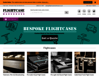 flightcasewarehouse.co.uk screenshot