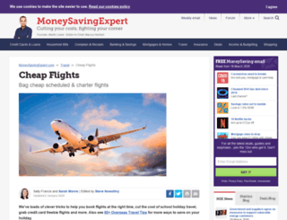 flightchecker.moneysavingexpert.com screenshot