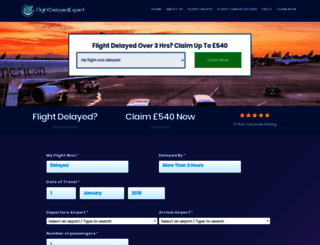 flightdelayedexpert.co.uk screenshot