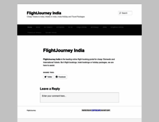 flightjourneyindia.wordpress.com screenshot