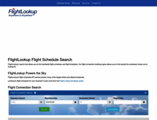 flightlookup.com screenshot