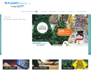 flightmakers.co.uk screenshot