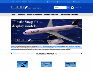 flightminiatures.com screenshot