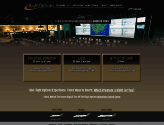 flightoptions.com screenshot
