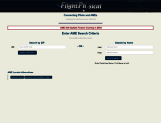 flightphysical.com screenshot