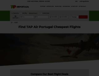 flights.flytap.com screenshot