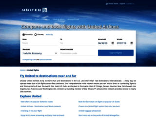 flights.united.com screenshot