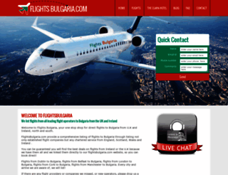 flightsbulgaria.com screenshot