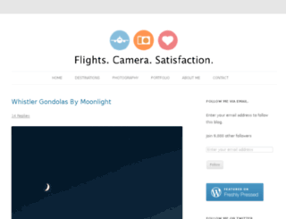 flightscamerasatisfaction.com screenshot