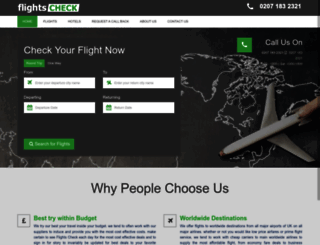 flightscheck.co.uk screenshot