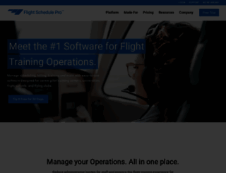 flightschedulepro.com screenshot