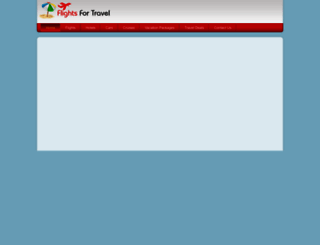 flightsfortravel.com screenshot