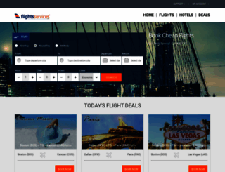 flightsservices.com screenshot