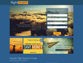 flighttickets.net.in screenshot