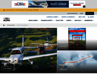 flighttraining.aopa.org screenshot