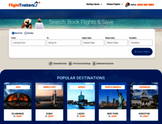 flighttrotters.co.uk screenshot