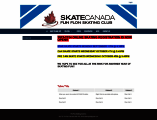 flinflonskatingclub.com screenshot