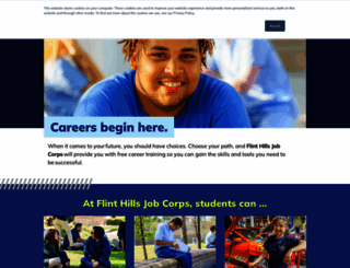 flinthills.jobcorps.gov screenshot
