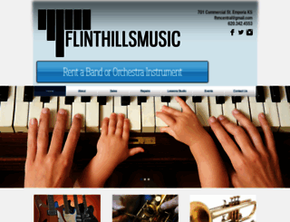 flinthillsmusic.com screenshot