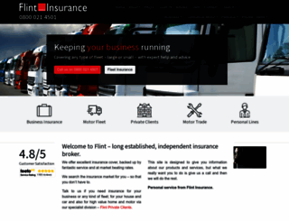 flintinsurance.co.uk screenshot