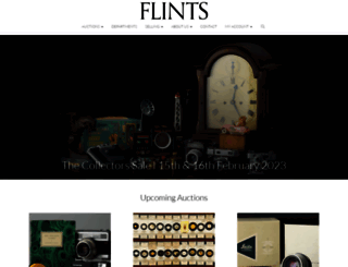flintsauctions.com screenshot