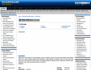 flipb-software.sharewarejunction.com screenshot