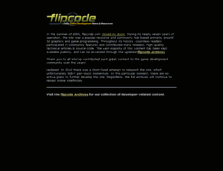 flipcode.com screenshot