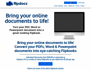 flipdocs.com screenshot