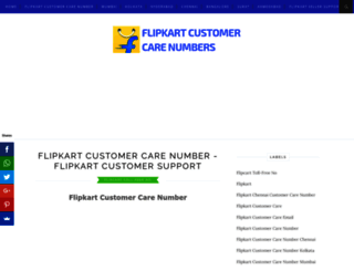 flipkart-customer-care-numbers.blogspot.com screenshot