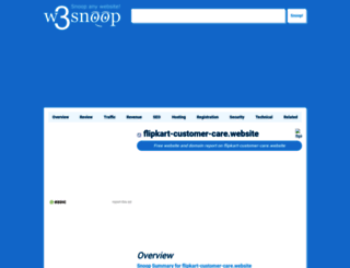 flipkart-customer-care.website.w3snoop.com screenshot