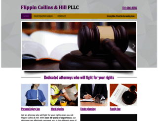 flippincollinsandhillpllc.com screenshot