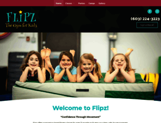 flipzgymnastics.com screenshot