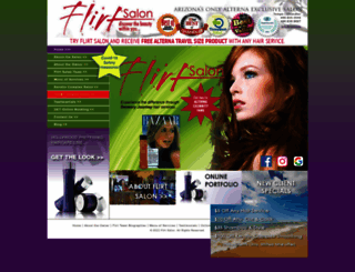 flirthairsalon.com screenshot