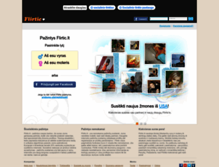 flirtic.lt screenshot