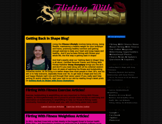 flirtingwithfitness.com screenshot
