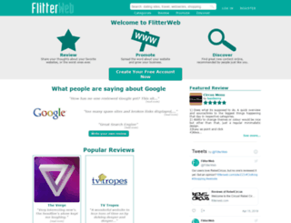 flitterweb.com screenshot