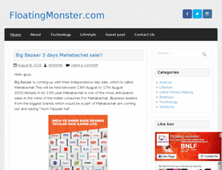 floatingmonster.com screenshot