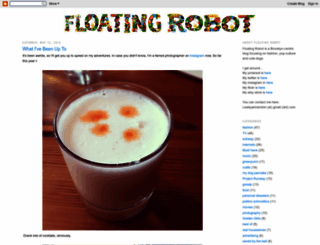 floatingrobot.blogspot.com screenshot