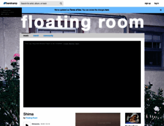 floatingroom.bandcamp.com screenshot