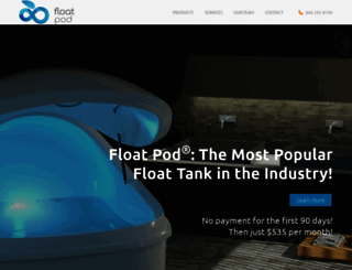 floatpod.com screenshot