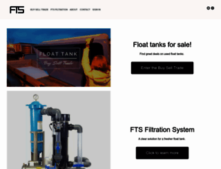 floattankshop.com screenshot