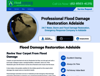flooddamagerestorationadelaide.com.au screenshot