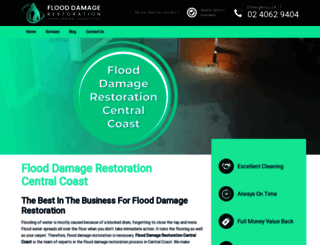 flooddamagerestorationcentralcoast.com.au screenshot