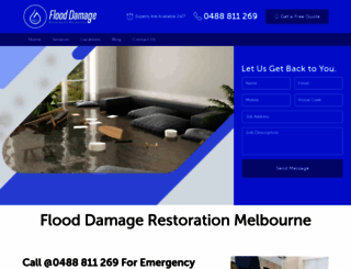 flooddamagerestorationmelbourne.net.au screenshot