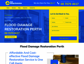flooddamagerestorationperth.com.au screenshot
