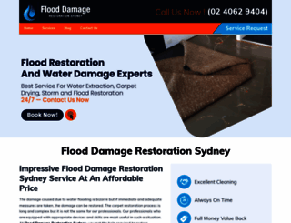 flooddamagerestorationsydney.com.au screenshot