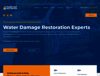 floodoutrestoration.com screenshot