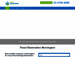 floodrestorationmornington.com.au screenshot