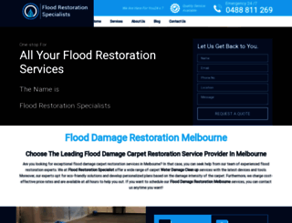 floodrestorationspecialist.com.au screenshot