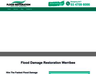 floodrestorationwerribee.com.au screenshot